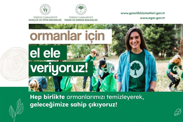 81 İLİMİZDE EŞ ZAMANLI OLARAK İLİMİZDE DE ''ORMANLAR İÇİN EL ELE ''  ETKİNLİĞİNDE BULUŞUYORUZ.