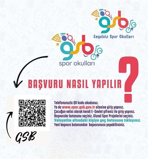 YAZ'A HAREKET KAT ! " GSB SPOR OKULLARI VE GSB ENGELSİZ SPOR OKULLARINDA" BULUŞALIM!